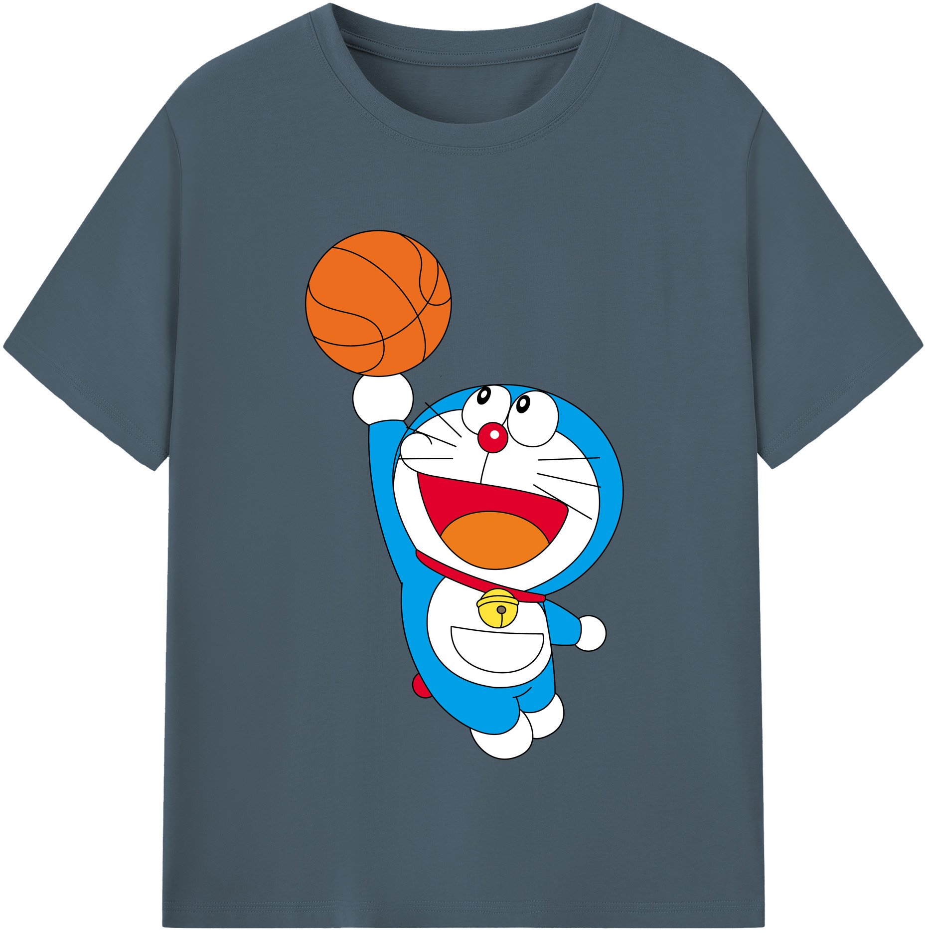 （画像用） ドラえもん Doraemon 綿100％半袖Tシャツ（フロントプリント）